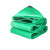 巨成 防雨布篷布 加厚防雨防汛防水布耐磨遮阳塑料彩条布帆布防水雨篷布 绿色4*4M 可定制