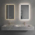 南桑维奇智能镜 智能镜子智能浴室镜卫生洗手间厕所镜子led发光防雾镜触摸 白光+线控(接线专用)无开关 需要 0.4-0.6米宽