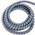 创优捷 电线电缆螺旋缠绕管 线缆装饰防冻保护套管 灰色 内径35mm 长5米
