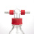GL45螺口洗气瓶气体洗瓶缓冲瓶密封耐腐250/500/1000ml安全瓶 2000ml PPT盖 整套