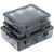 伏加瑞伏加瑞可拆多格零件盒电子件透明塑料收纳盒螺丝配件工具分类格子样品盒 白色小24格零件盒（可拆） 一个装