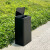 达润商用智能感应垃圾桶方形大容量办公室分类带盖果皮箱 黑色40升