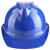 飞迅 安全帽 新国标V型透气ABS防砸透气 建筑工程工地加厚电力安全帽 蓝色