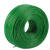 钰启隆 绿色包塑钢丝绳 抗拉带胶皮晾衣绳 绿色防锈涂漆钢丝绳 单位：卷 φ3.5mm*50米 