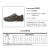 搏峰（BOFENG）劳保鞋胶鞋 DZX1 防滑透气解放鞋 39码 绿色战训