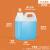 佳叶2L方桶_半透明色（经济款）配透气盖实验室防胀气桶塑料桶 S
