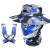 利瑞芬钓鱼帽防晒三件套男女防晒装备冰丝袖套遮阳帽夏季钓鱼面罩装备 蓝色三件套(渔夫帽+面巾+臂袖)
