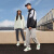 阿迪达斯 （adidas）轻运动EQUIPMENT+男女休闲网面boost跑步鞋 白色/绿色/浅灰色 36(220mm)