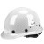 定制logo黑色安全帽工地国标ABS安全帽碳纤维花纹帽领导监理 亮白色圆盔