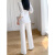 迈诗蒙高端时尚职业套装女夏装西装套装女韩版修身夏季新款时尚气质休闲 白色上衣+裤子 S