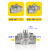 RDPC气控脉冲阀除尘DMF T 25直通气控阀气动控制 气控直角：DMFZQ20J六分