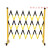 隐阳工匠玻璃钢伸缩管式围栏电力安施工围挡可移动护栏 高12*6米黄黑色加厚国标