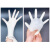 久匀 一次性手套 实验室医院检查手套 10-144一次性乳胶手套100只 S