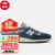 NEW BALANCE 998 男士休闲鞋防滑轻便运动鞋舒适训练健身男鞋 Navy with silver 37.5