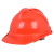 GJXBP高强度透气工地安帽男施工领导建筑工程防撞帽国标头帽盔印字 小V-红色