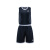准者篮球服套装空板男学生大码透气比赛队运动球衣团购(不可定制) 黑白 XS(建议身高165-170cm体重45-60K