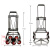 折叠便携手拉车上下楼梯爬楼怪物分布压擦导线孔山 银色L03铝合金两用爬楼款 载重6