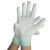 36双pu涂指涂掌手套劳保耐磨防滑透气工作干活防护手套 白色涂掌手套(24双) S