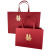 realpurity纸袋婚礼红色手提袋订婚袋子喜袋结婚四件套礼袋衣服包装袋 红色 6个装 大号(43×14×32)