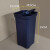 加厚塑料垃圾桶内桶酒店大堂宾馆走廊烟灰桶收纳桶方形无盖商用 塑料内桶19.5*19.5*49CM