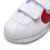 耐克（NIKE）儿童鞋男童女童 2024夏季新款运动鞋时尚复古休闲鞋透气跑步鞋 白/健身红 3Y/35码/22cm