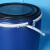 150L升法兰桶加厚开口塑料桶圆桶带盖子储水化工桶海鲜发酵泔水密封 150升全套（加水龙头）
