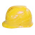 山头林村安全帽 ABS黄色 HT-7F V型透气+号码贴纸 含印字单位顶