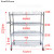 车间smt物料架贴片料架金属电阻电容料盘车单双峰周转货架 120*45*150*4层平网带轮子带把