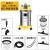 洁baBF501吸尘器洗车用强力大功率吸水机大吸力商用30升1500W BF501黄色标配2.5米（大管）送透明扒 送透明