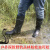 防蛇咬专用靴男士高筒雨鞋户外探险垂钓胶鞋工地长筒滑耐磨橡胶鞋 黑色 VIKing高筒靴 39