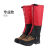 JT雪套户外登山防水女防雨雪鞋套男徒步儿童沙漠防沙脚套腿套 红色（专业款） XS