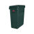 Rubbermaid乐柏美ins工业风SlimJim 方形长筒型87L垃圾桶垃圾收集 60L绿色单桶1955960