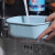 美克杰厨房水槽沥水篮可挂过滤筐蔬果塑料漏水架饭菜隔渣通用型干湿分离 蓝色【2个装】