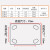 傅帝 脚轮中型尼龙白色轻音平板车手推车拖车轮子 3寸单轮+轴承 FA-44