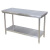 琛选工品 加厚不锈钢工作台操作台店桌子剪板E11 单位：个 高75宽70长90双层 