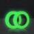 共泰 夜光胶带夜间自发光绿色蓄光警示胶带楼梯防滑荧光粘带 50mm*10米