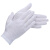 雪尔手套氨纶白色涤纶手套腈纶工作作业礼仪尼龙劳防劳保防护手套 卡其色（5双）