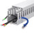 LYHCPVC线槽明装灰色塑料配电箱布线槽网线电线电缆理线阻燃pvc行线槽 50*40粗齿 1米单价