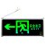 谋福（CNMF）安全出口消防指示灯LED新国标消防应急灯 安全出口疏散指示牌紧急通道标志灯（单面左方向）