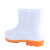 谋福（CNMF）白色卫生鞋靴 劳保防护雨鞋 白色雨靴 42 