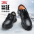 3516新式皮鞋男冬季加绒保暖棉皮鞋真皮休闲羊毛鞋训练鞋运动跑鞋 黑色 39
