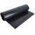 奥鹏 电力高压绝缘胶垫 10kv 5mm黑色平面绝缘橡胶板 配电室绝缘橡胶垫（1.2米*5米）