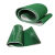 白色食品级皮带裙边挡条传送带绿色PVC防滑输送带耐磨耐油 绿色