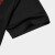 匹克（PEAK）短袖polo衫男装夏季冰丝t恤运动休闲男士商务短t上衣 黑色-【休闲字母】 X2L/185