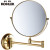 科勒（KOHLER）全铜化妆镜浴室壁挂式酒店美容伸缩折叠双面卫生间放大旋转 银色折叠镜6寸3倍放大