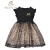 法比兔（FANBEETO）韩版女童棉蓬蓬裙子超仙洋气网纱公主裙 黑色 80cm