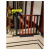 仁聚益儿童宠物狗安全门栏楼梯护栏围栏高端实木免打孔自动回关门 安装楼梯购买