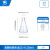 蜀牛锥形瓶玻璃三角烧瓶加厚高硼硅毫升广口化学三角瓶实验室 【直口/小口】50ml-1个