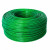 安达通 绿色涂塑钢丝绳 钢丝绳  4#/30kg一卷750/米 