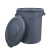 ubag 带盖垃圾桶储物桶蓄水桶带轮水桶  120L